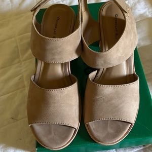 Shoes, tan 39 chocolate blu